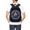 Y2k Stars Treks Starfleet Commend Student Backpack School Bag Hiking Travel Daypack for Men Women Fashion Bookbag Shoulder Bags