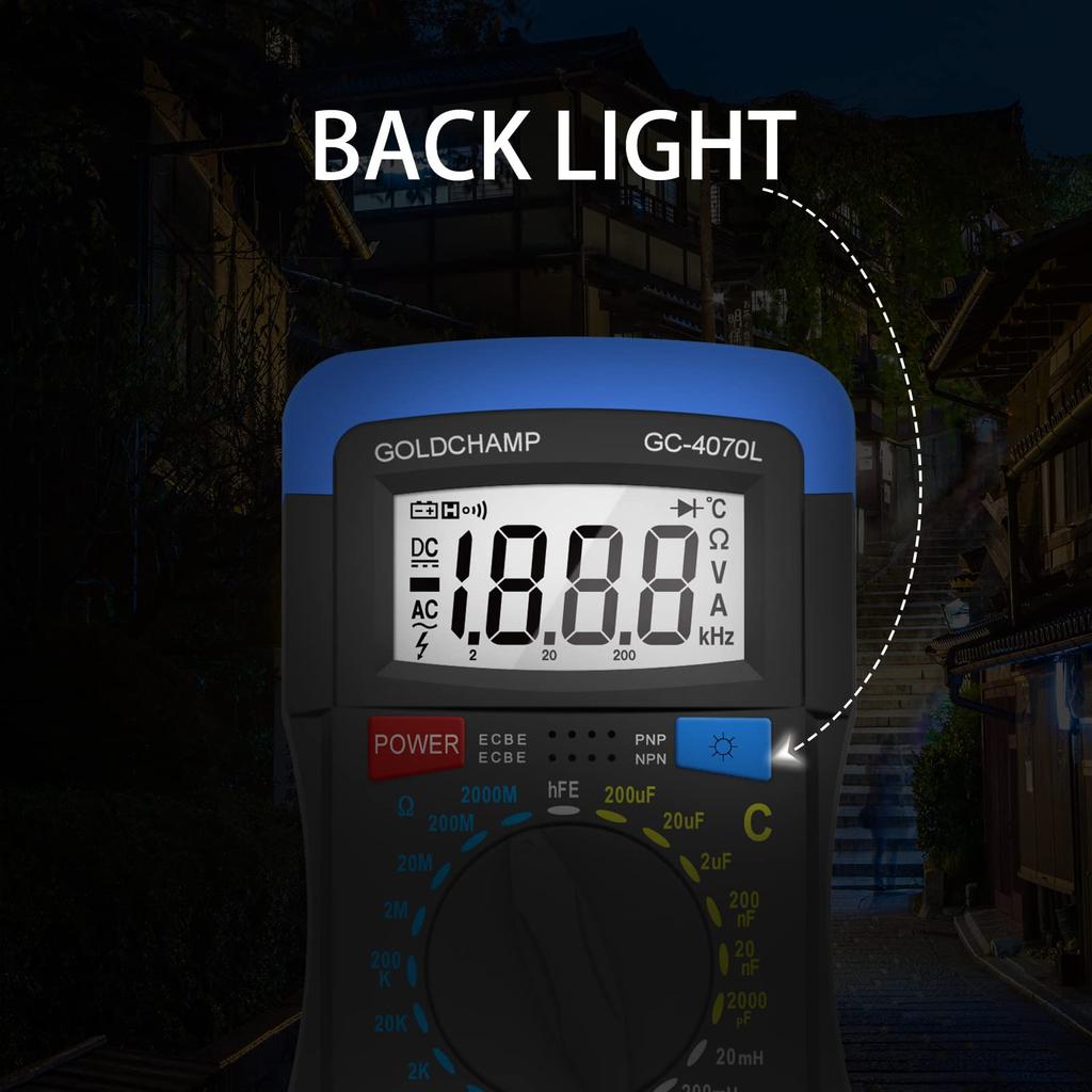 Мультиметр-тестер конденсаторов GOLDCHAMP