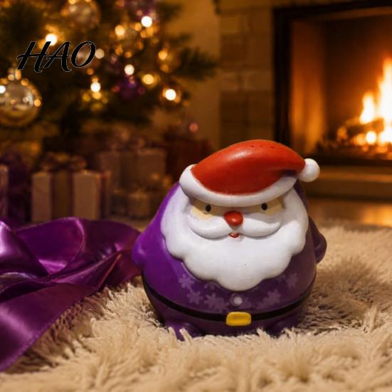 Durable Fidget Items Christmas Squeeze Toy, Santa Claus Shape Soft TPR Stress Relief Sensory Toys Novelty Hand Kneading Toy for Adults And Kids