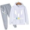 Autumn Football Star Messi 3-12Y Children Hoodies Sets Pants Suit 2 Pcs Sets Kids Boy Girl Clothing Casual Fashion Tracksuits