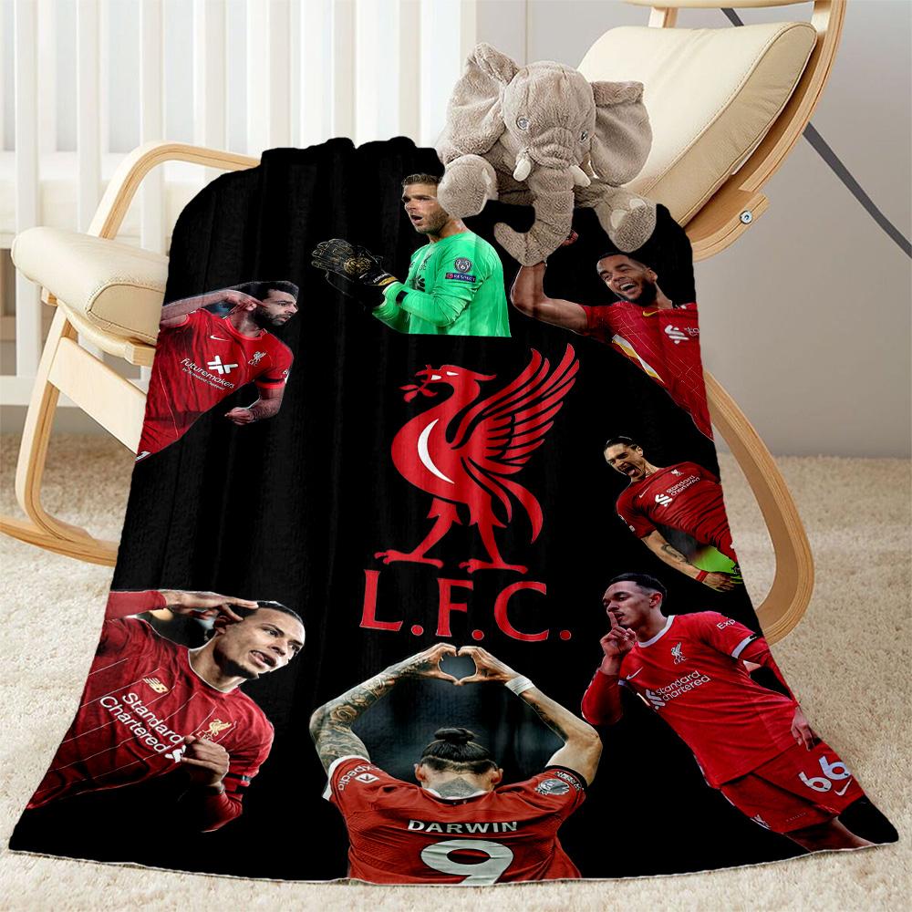 Liverpool Football Club Blanket Ultrasoft Perfect For Couch Office Bedding For All Occasions Playful Design Unique Gift For Family And Friends Camping