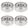 10Pcs Mini Bearing High Rotating Speed Double Shielded Machinery Parts S6202ZZ 35x15x11mm