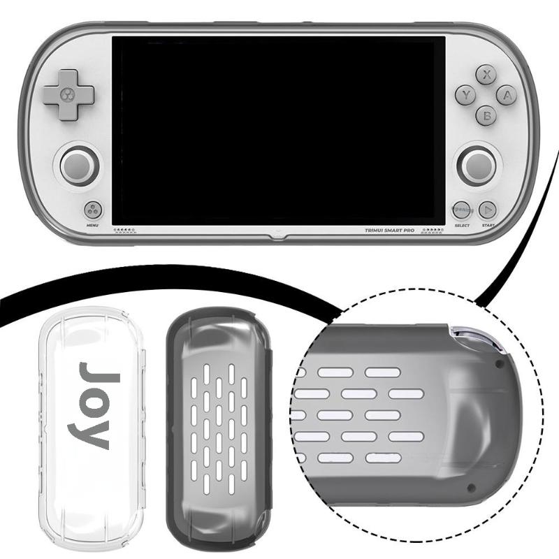 1 шт. Прозрачная Защитная Крышка для Игровой Консоли DIY Аксессуары Для TRIMUI SMART Pro Ручная Портативная Игровая Чехол-Крышка
