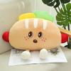 Cute Cartoon Fast Food Plush Toy Stuffed Hot Dog Popcorn Chicken Legs Pizza Chips Throw Pillow Funny Room Decor Cushion