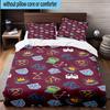 3PCS Football Club Emblem 3pcs Bedding,Including 3PCS Duvet Cover And 2pcs Pillowcases Perfect for Christmas,Ideal for Bedroom, Dormitory