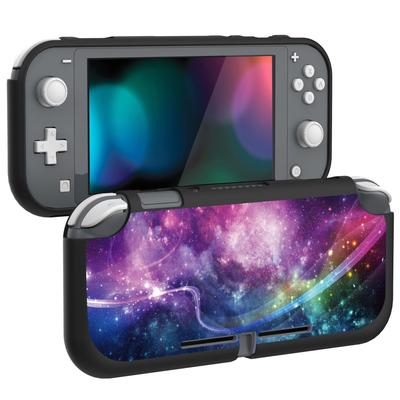 PlayVital Switch Lite Кастомный защитный чехол Switch Lite Мягкий чехол-накладка (Мягкий), (Пурпурная Галактика)