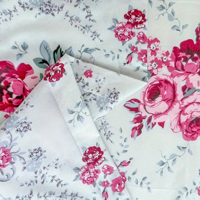 1 шт. Простыня с цветочным принтом, простыни-топы, простыня для односпальной/двуспальной/королевской кровати, простыня с цветочным рисунком(без наволочки)