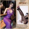 Sex underwear perspective lace dress sexy tight one-piece fishtail gauze skirt sex professional uniform