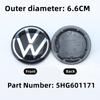 For VW 56/60/65/70/76mm 4PCS Car Wheel Hub Cap Badge TFBC-Y207 for VW Jetta MK5 Golf Passat Santana Beetle CC Wheel Center Caps ES1
