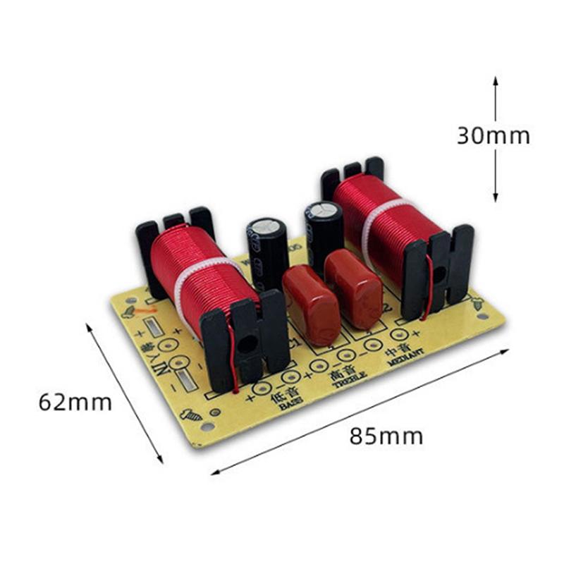 Audio Speaker Crossover Circuit 3 Way 900-4000Hz Frequency Divider Module