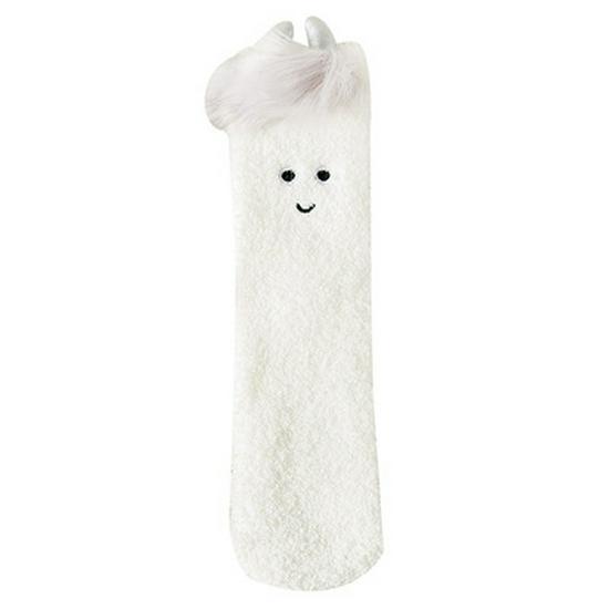 Женские зимние удобные плюшевые носки средней длины — толстые, не линяют, идеально подходят для дома или сна