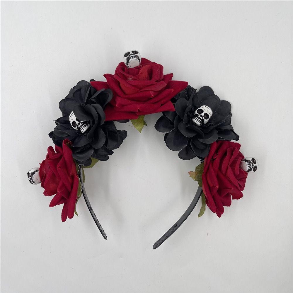 Костюм для вечеринки Хэллоуин Головной убор Фотореквизит День мертвых Головной убор для женщин