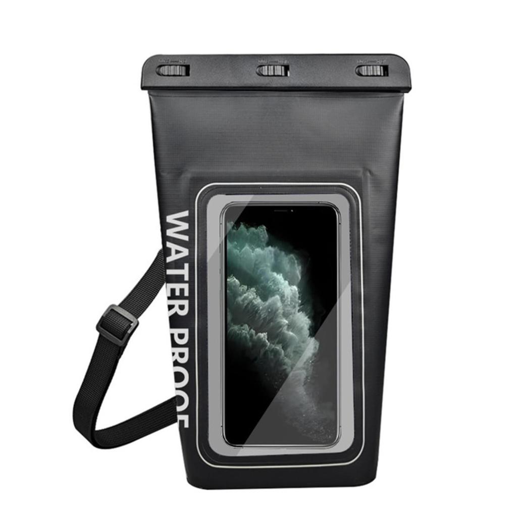 2L Плавание ПВХ сухой мешок сенсорный экран открытый водонепроницаемый плечевой каяк сумки треккинг дрифтинг рафтинг серфинг лодка сумка