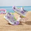Kaiti Cat Children's Shoes 2026 Hot Summer Mid to Large Children's Beach Shoes for Girls, Breathable and Crash proof Baotou Sandals
