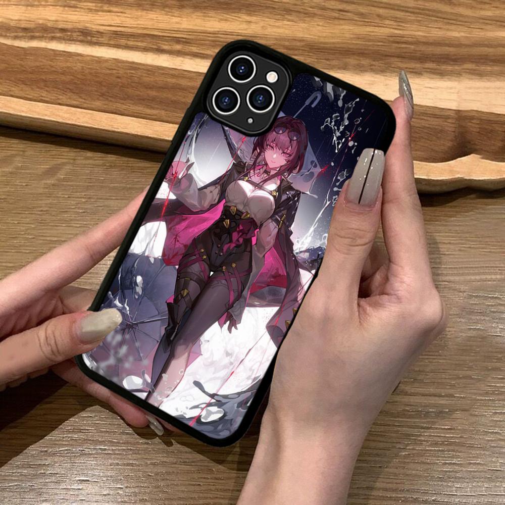Чехол для телефона Аниме Кафка Силиконовый PC+TPU Для Для IPhone 11 12 13 14 15 16 Plus Pro Max