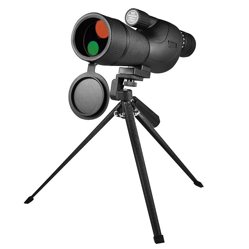 Телескоп для наблюдения за птицами Maifeng 25-75x60: Высокая мощность, HD, ночное видение при слабом освещении, крупный калибр, переменное увеличение, для использования на открытом воздухе.