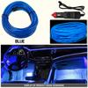 1/3/5M Car Interior Ambient Lights Dashboard Console DIY Flexible Neon Atmosphere Decorative Lamp LED EL Cold Light Strips