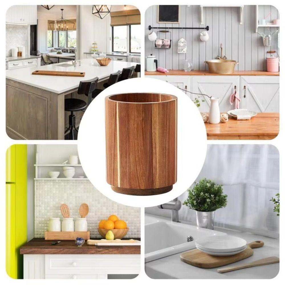 360° Rotatable Cutlery Rack 16.5cm Tableware Storage Shelf Large Fork Organizer  Spoons Organizer