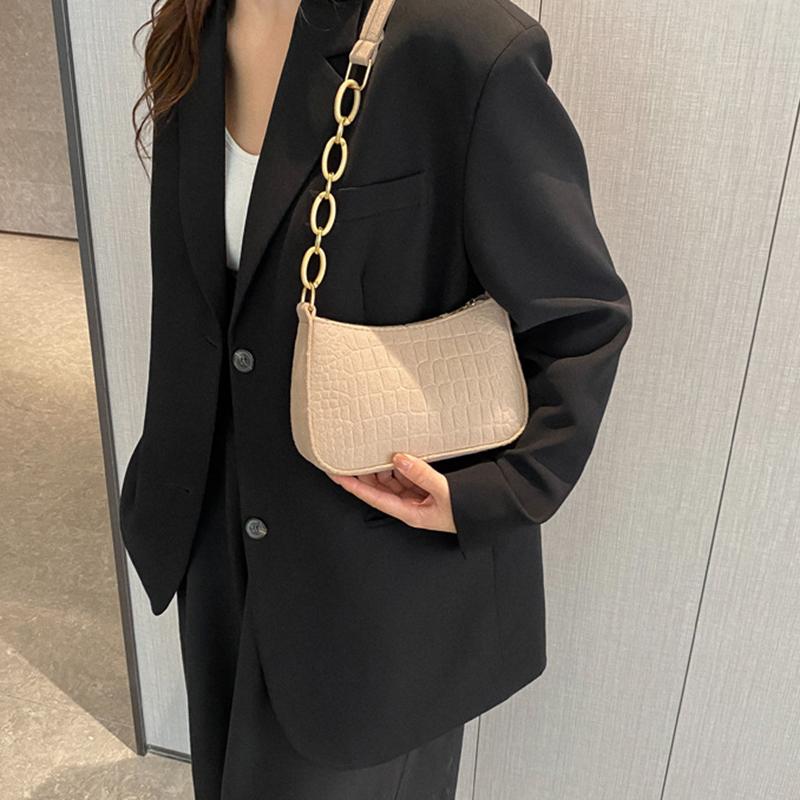 Lady Felt Armpit Design Luxury Tote Released Fashion Ladies Handbag Under Crescent Small Square Bag KTY