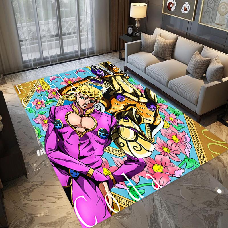 JoJo's Bizarre Adventure: Battle Tendency carpet Suitable for all seasons floor mats Doormat Fashion Dormitory decoration