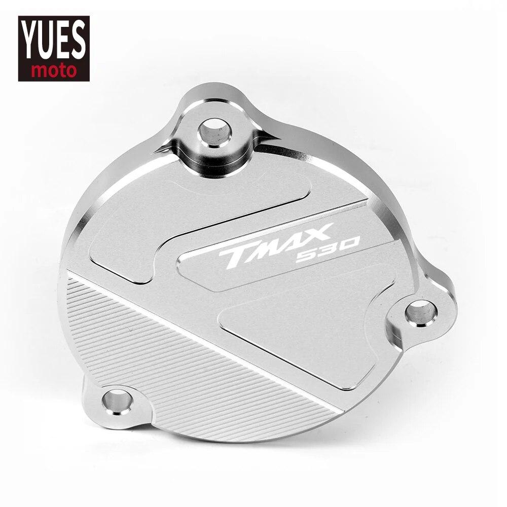 Мотоциклетные аксессуары CNC Заглушка отверстия рамы Защита протектора крышки переднего приводного вала Для YAMAHA TMAX 530 SX DX 2012-