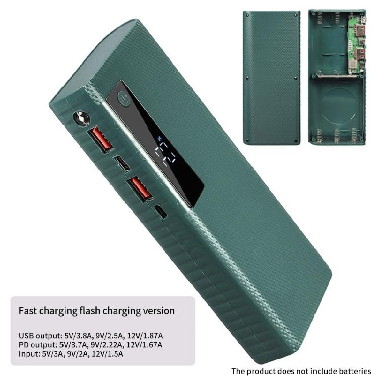 5-секционный разборный набор коробок для хранения аккумуляторов 21700, портативный зарядный чехол, легкая сборка, текстура ABS для ремонта аккумуляторов