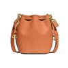 New Camila Cow Leather Bucket Bag, Shoulder Bag, Crossbody Bag Regular Women's Orange CJ835-B4UC8