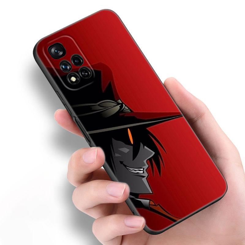 Аниме Hellsing черный силиконовый чехол для телефона Xiaomi POCO X3 X4 NFC F5 M3 M4 M6 X5 X6 Pro F3 F4 GT 5G C55 C65 M5