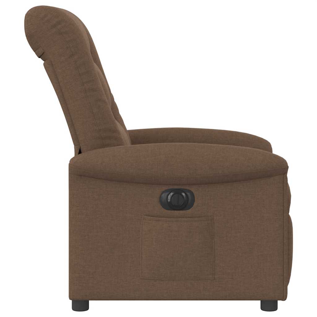 Relax Chair Electric Brown Fabric