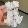 Супер сказочная атмосфера умные изысканные цветочные аксессуары красивые серьги стиль инс нежный сказочный воздух игривый умный универсальный