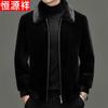 Мужская зимняя куртка из норкового бархата HangYuanXiang