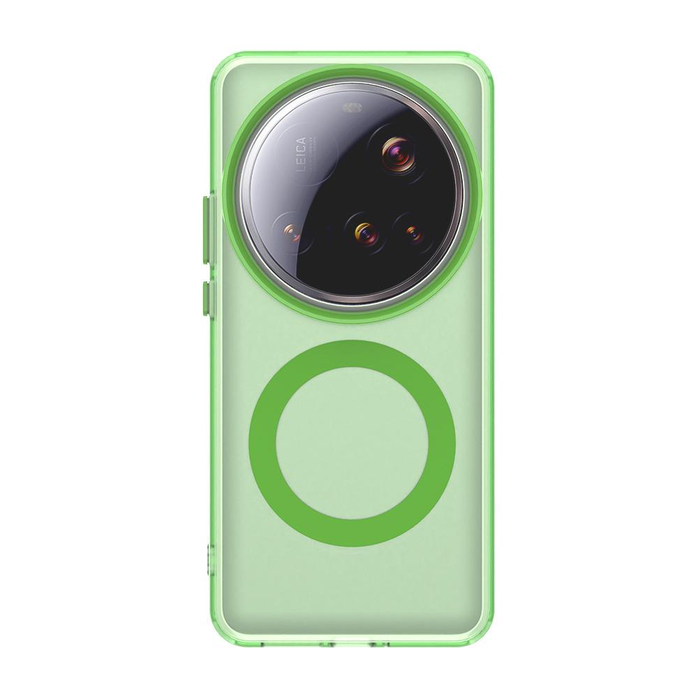 Чехол для Xiaomi 15 Ultra 5G Магнитная беспроводная зарядка Чехол для Magsafe для Mi 15 Ultra Конфетный противоударный бампер