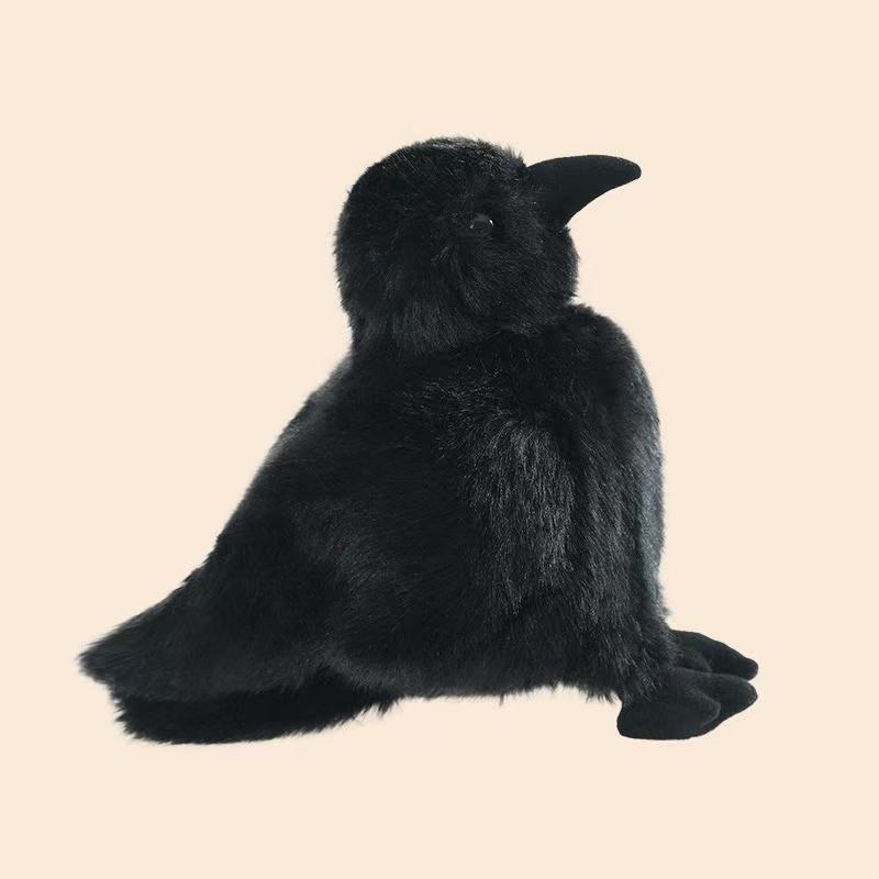 Simulation Crow Doll Plush Toy 15/25/35cm Handmade Cartoon Anime Cute Pillow Cushion Home Decor Kids Birthday Gift
