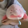 35/45 см плюшевая игрушка «Runny Blobfish», рыба-клоун с красным носом, мультяшное животное из океана и моря, проволочная кукла для мальчика и девочки, подарок на день рождения
