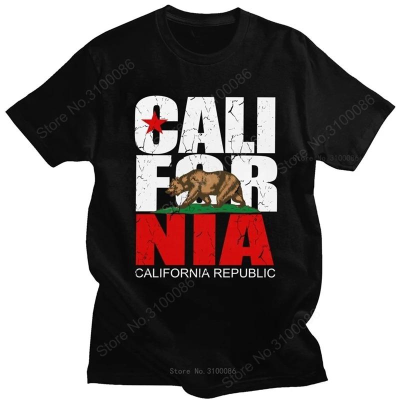 California Republic Bear Graphic T-shirt