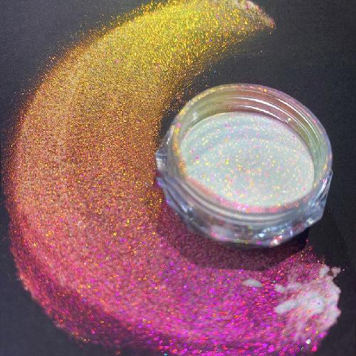 Многоцветные хамелеоновые тени для век, пудра, блестки для ногтей, Aurora Neon Rainbow Pigment, хромированная пудра, переливающиеся тени для век, декор для ногтей