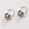 10 шт./лот 27 мм застежка-лобстер крючки сердце брелок застежки браслет-цепочка аксессуар для изготовления ювелирных изделий компоненты