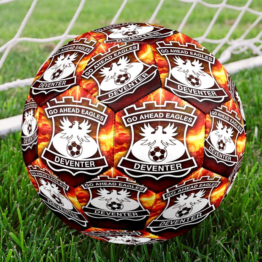 Мяч для футбола Go Ahead Eagles, размер 5, стандартный матч для спортивной игры и тренировок команды, идеальный подарок для футбольных фанатов