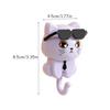 Cartoon Cat Key Hook Strong Adhesive Wall Hooks for Home Decoration