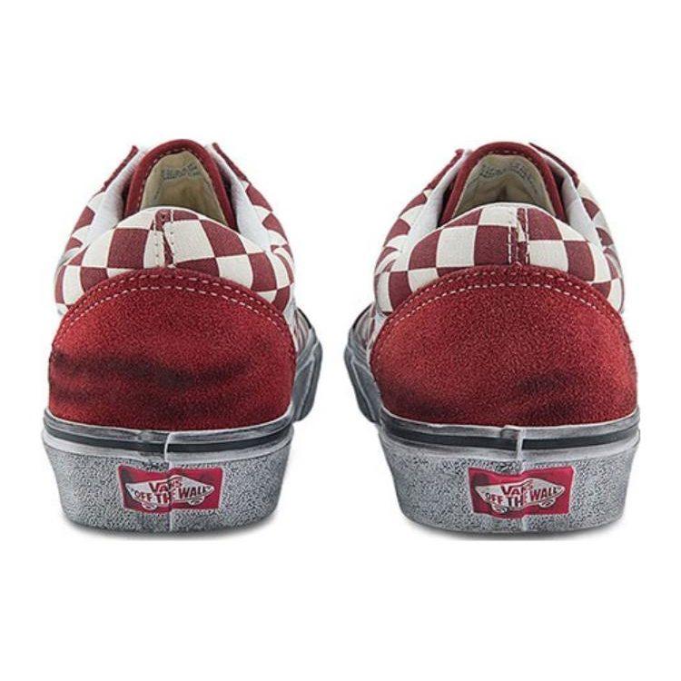 Vans Old Skool Stressed 'Check Red White' VN0007NTY52