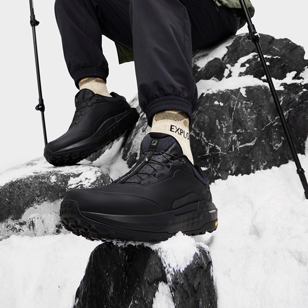 Fila Boa Explorer 2 Elite Повседневные кроссовки с низким верхом Мужские кроссовки Черные A12M441221FBK