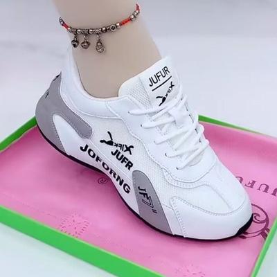 Модные женские повседневные кроссовки 2025 Лето Новая мода Дышащая сетка На шнуровке Спортивная обувь для женщин Платформа Женские кроссовки для ходьбы