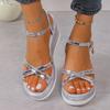Women Wedges Sandals Summer 2025 New Casual Shallow Shoes for Women High Heels Open Toe Platform Sexy Designer Sandals