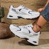 Fashion Women's Spring New Fashionable Versatile Comfortable Thick Soled Shoes Lightweight Mesh Breathable Versatile Casual Sports Shoes