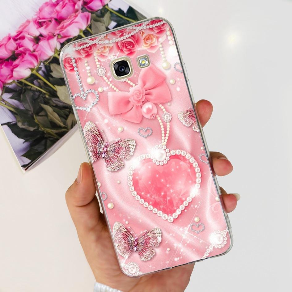 Чехол для Samsung Galaxy A5 2017 A520 A520F Популярный Цветок Прозрачный Силиконовый Мягкий Чехол Для Samsung A 5 2016 A510 A510F Бампер
