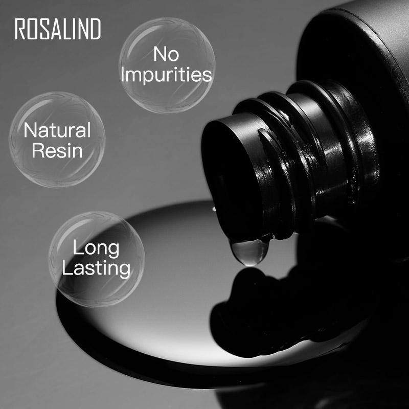 ROSALIND Блестящий лак для ногтей Soak Off UV Гель-лак для ногтей Меняет цвет с температурой Модные гели для ногтей