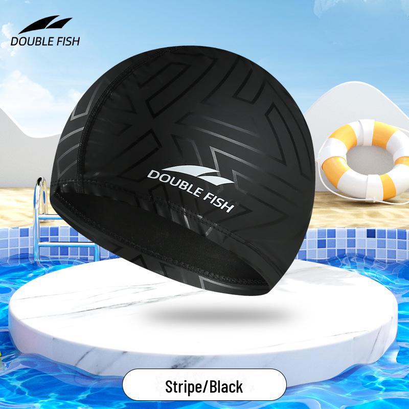 Pisces Adult Водонепроницаемая шапочка для плавания большого размера для мужчин и женщин - удобная шапочка с полиуретановым покрытием