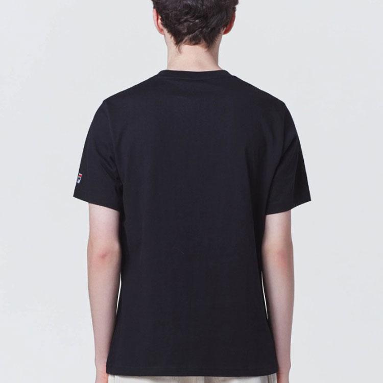 FILA Linear T Shirt Men's Black FS2RSE2111X-BLK