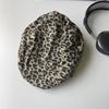 Casual Leopard Beret Retro Personality Painter Hat Fashion Leopard Print Cap
