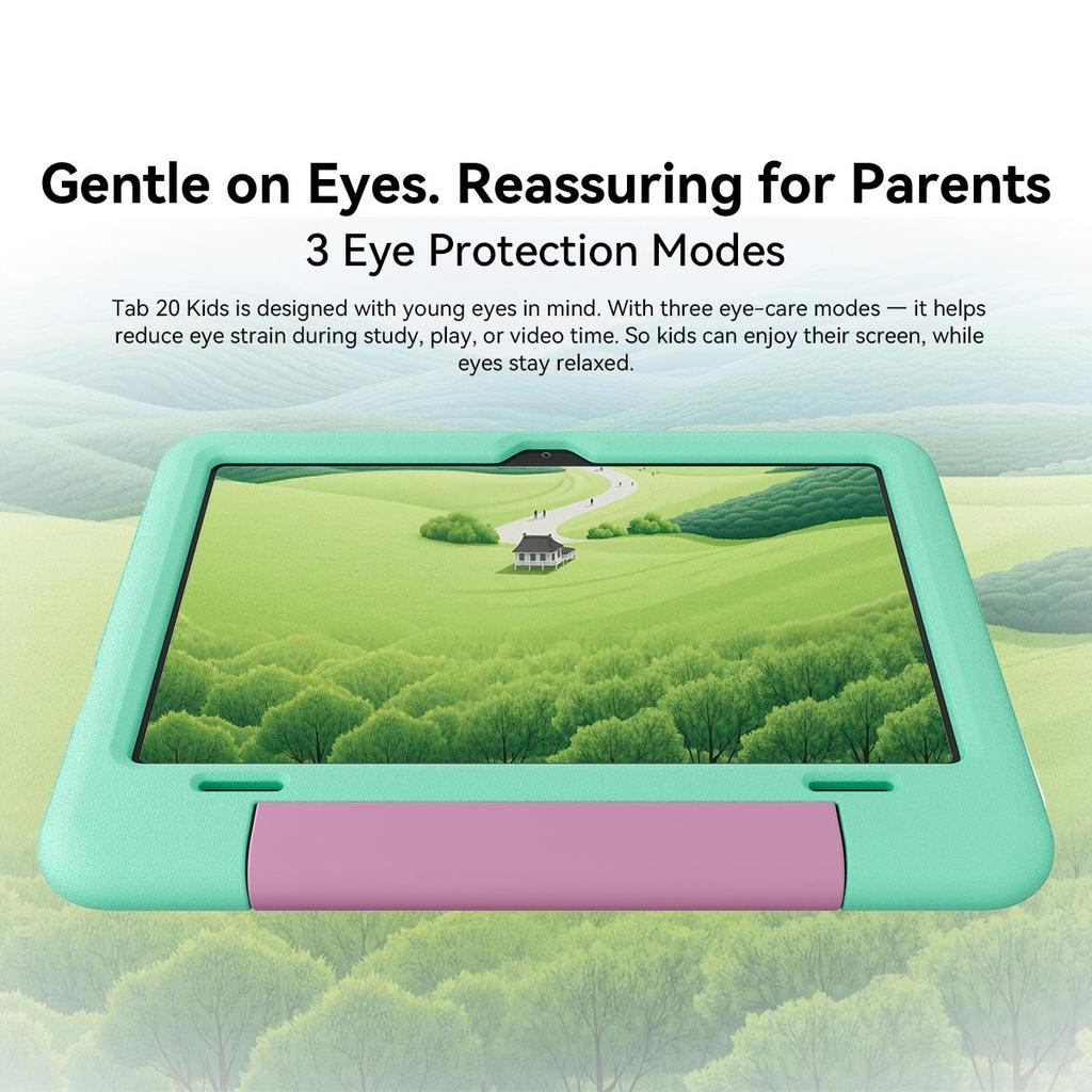 Blackview Детский планшет Tab 20 Android 15 10,1 дюйма 4 ГБ ОЗУ 64 ГБ ПЗУ Аккумулятор 6600 мАч Планшеты